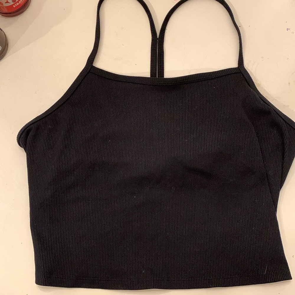 ALO Yoga Black Crop Top